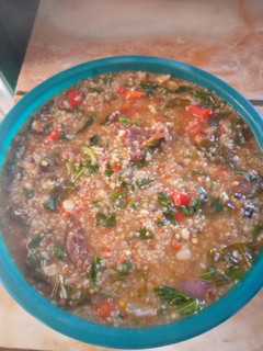 A picture of Pate-corn gritz.