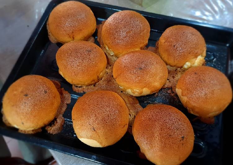 step by step Memasak Mexican Bun (Coffee Bun) Jadi, Lezat