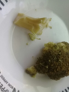 Una foto de Puré de brócoli gratinado con queso parmesano