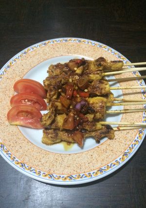 Foto resep Sate ayam bumbu lengkuas