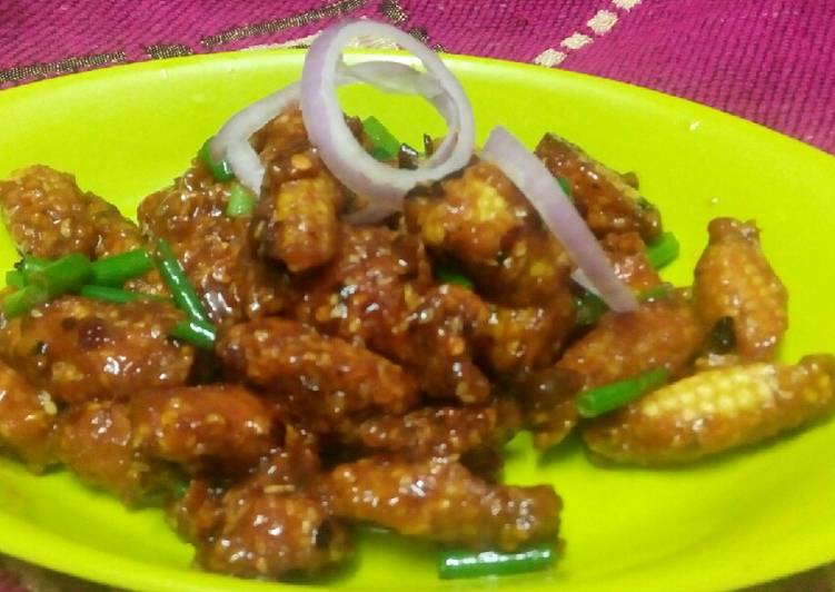 Easiest Way to Make Favorite Sesame babycorn | The Best Food|Simple Recipes for Busy Familie