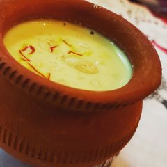 A picture of Matka Thandai.