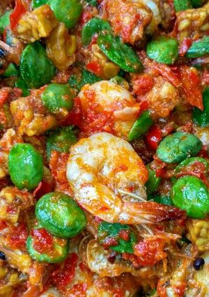 Foto resep Udang Pete tempe
