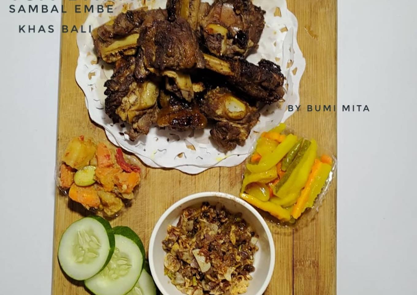 Iga Bakar Sambel Embe Khas Bali - 134 (by Bumi Mita)