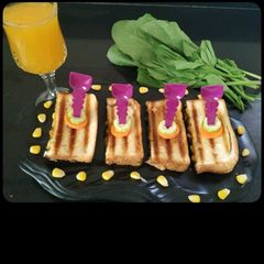 A picture of Cheese Corn Sandwich.