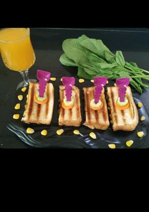 A picture of Cheese Corn Sandwich.