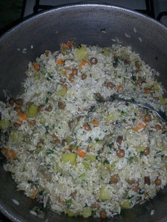 Una foto de Arroz mixto