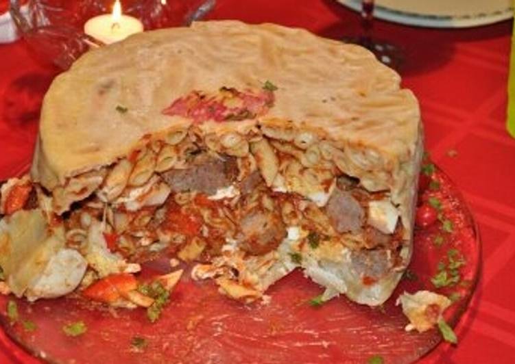 Recipe of Award-winning Timpano/Final Assembly