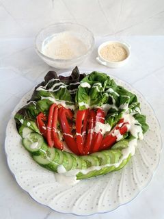 Foto resep Salad Paprika Yogurt