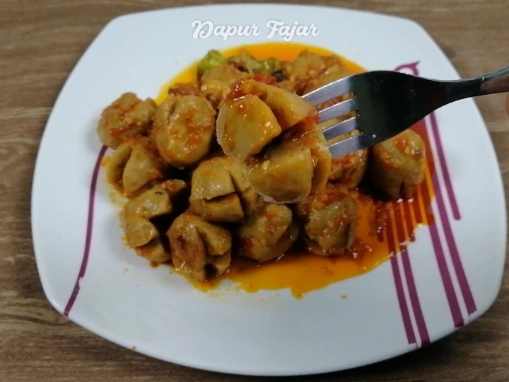 Langkah Mudah untuk Menyiapkan Resep PENTOL MERCON ala Dapur Fajar yang Lezat Sekali Anti Ribet, Mantap