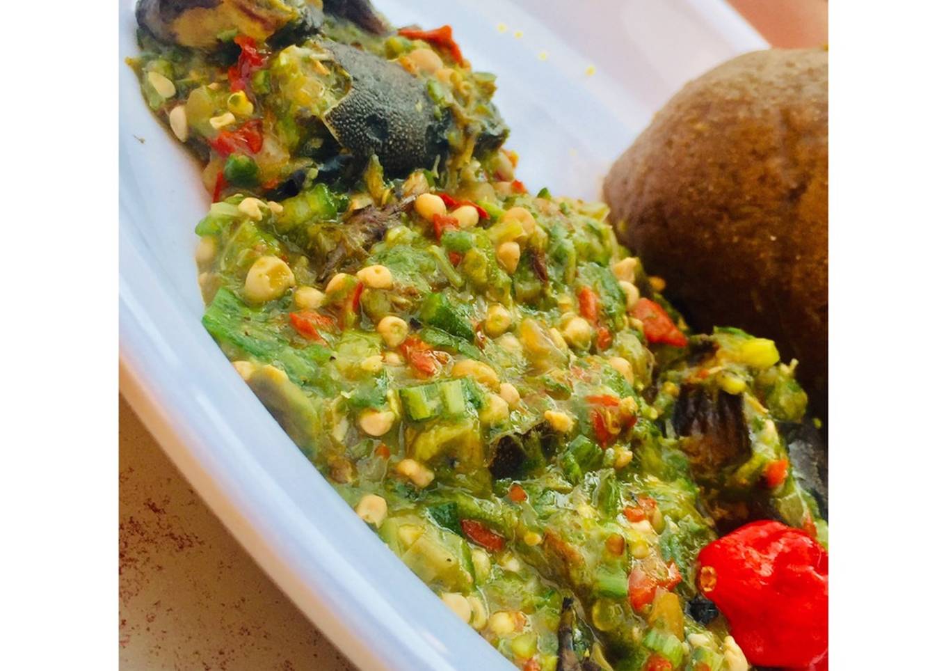Okra soup