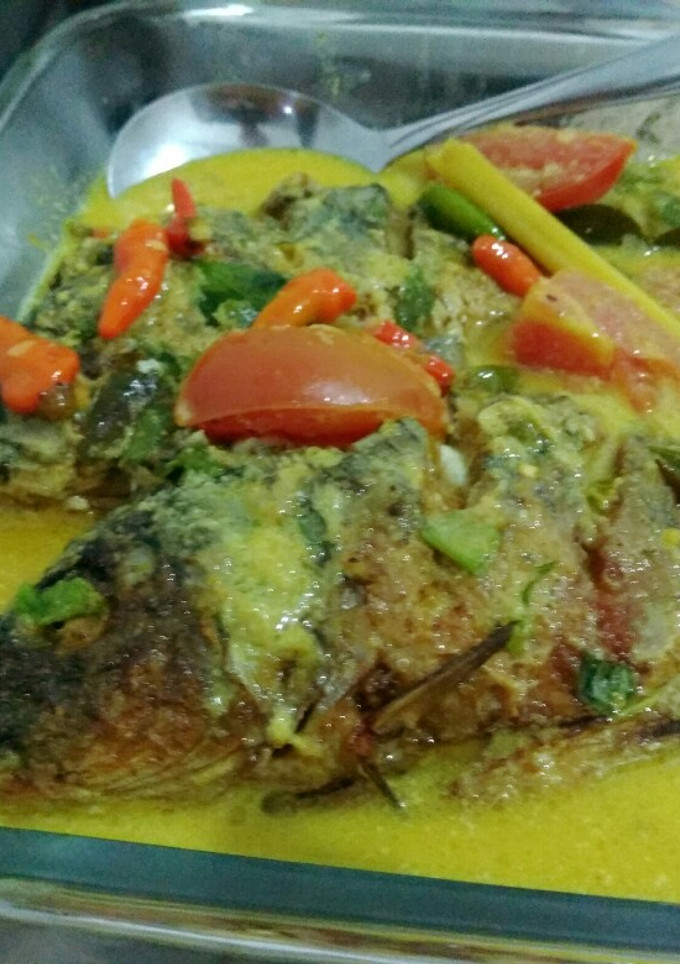 Foto resep Ikan mas bumbu kuning
