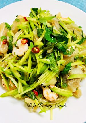 Hình của món Gỏi Cóc Tôm Lỗ Tai Heo.