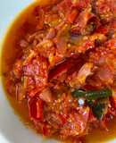 Sambel merah khas warung Padang
