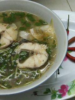 Hình của món Canh chua cá lóc.