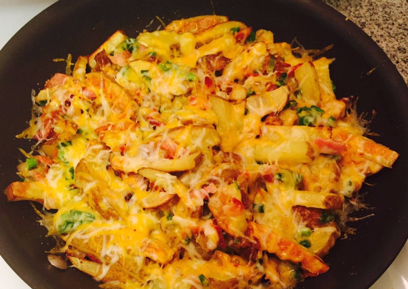 Potato With Bacon and Cheese