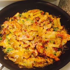 Potato With Bacon and Cheese A picture of Potato With Bacon and Cheese.