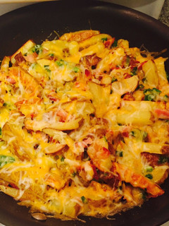 A picture of Potato With Bacon and Cheese.