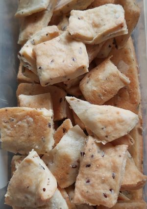 Una foto de Bizcochos caseros de queso y semillas