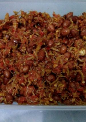 Foto resep Sambel teri kacang renyah