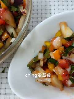 夏日小菜同樂會-蔬食莎莎沙拉 的食譜成品照片