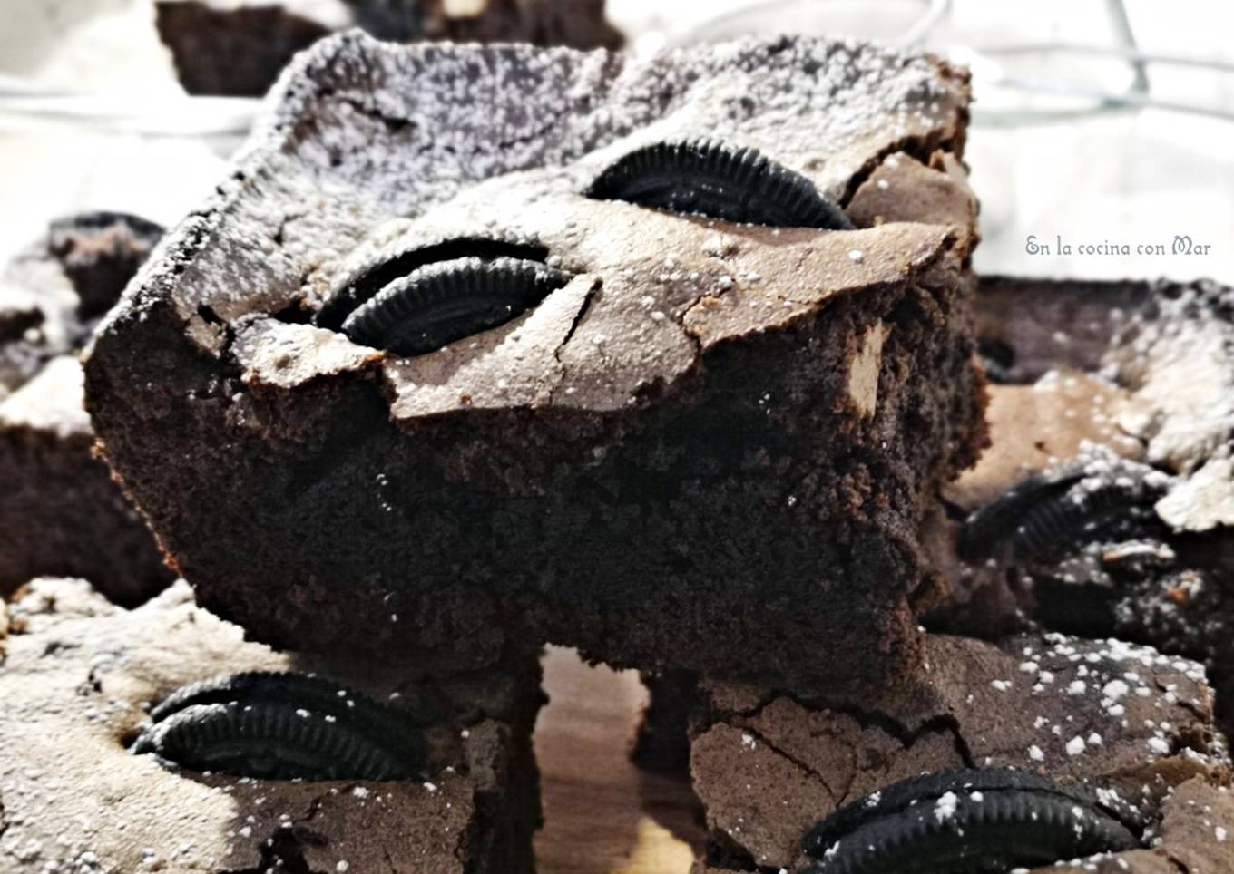 Brownie de oreo