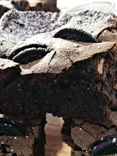 Una foto de Brownie de oreo