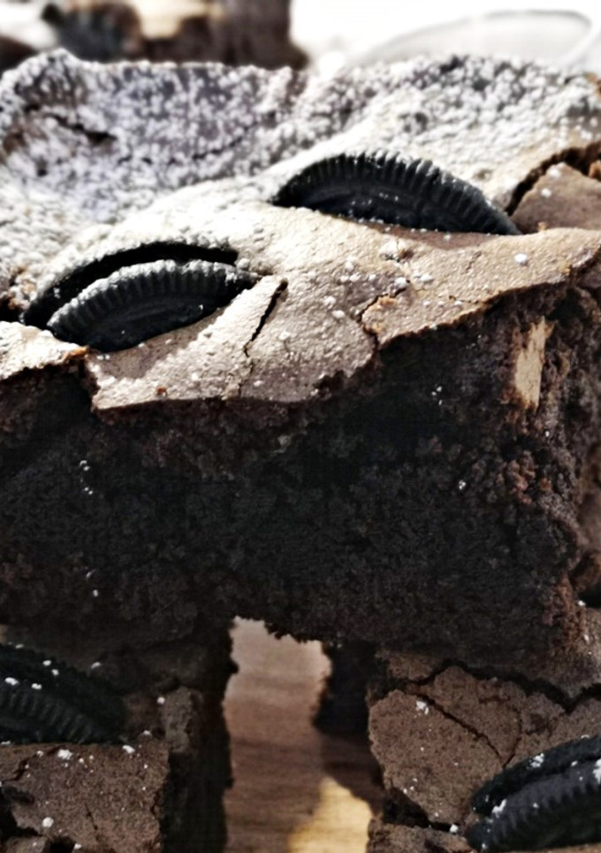 Una foto de Brownie de oreo