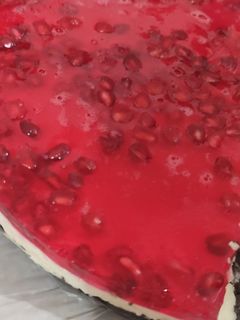 عکسی از دستور چیز کیک انار