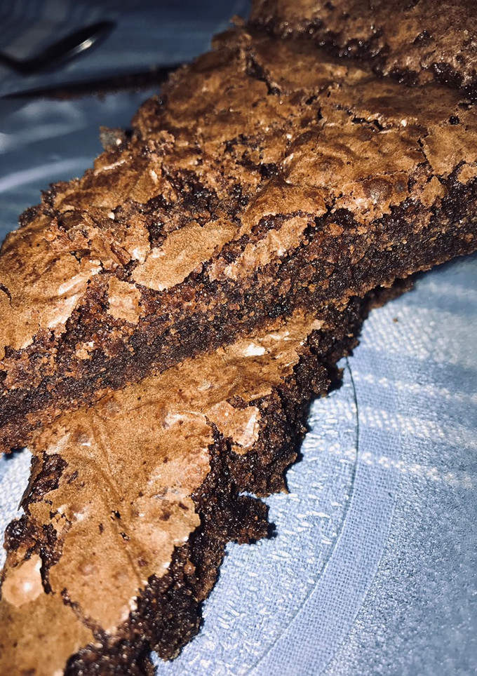 Una foto de Brownie sin manteca y con chocolino🍫