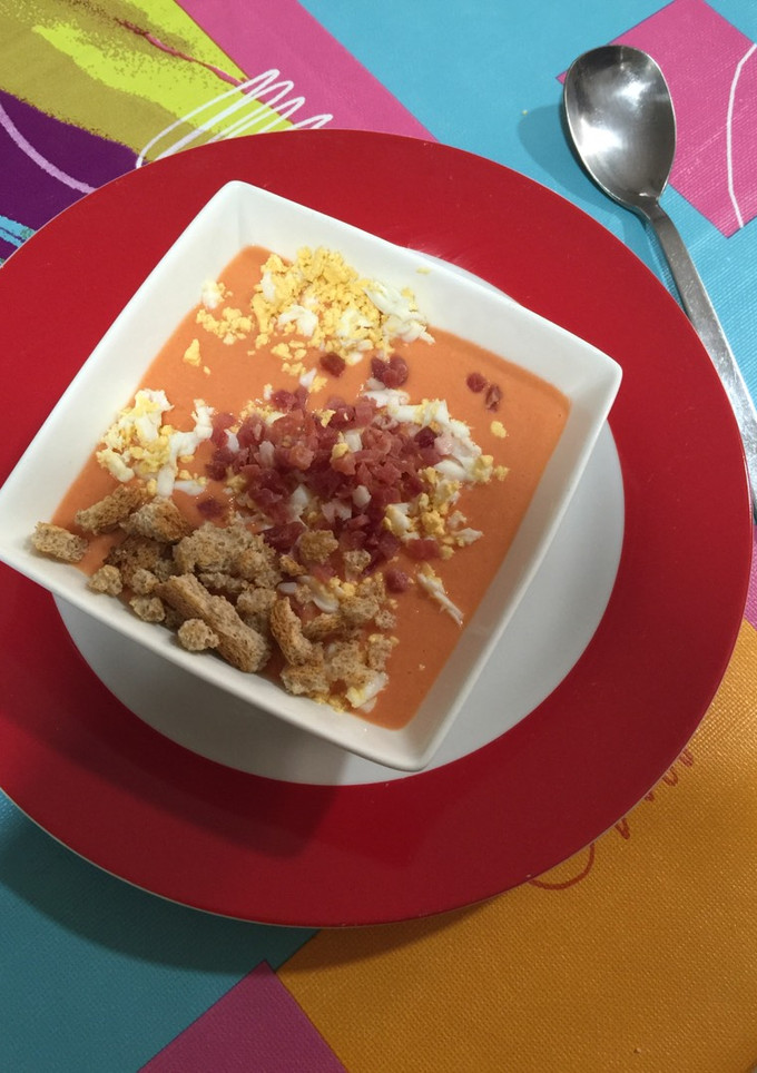 Una foto de Salmorejo