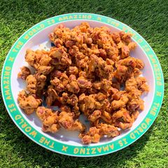 A picture of Peanut Pakoras.