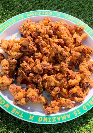 A picture of Peanut Pakoras.