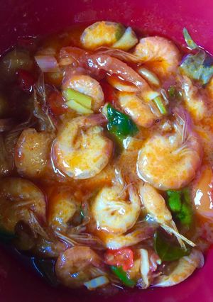 Foto resep Udang saos padang