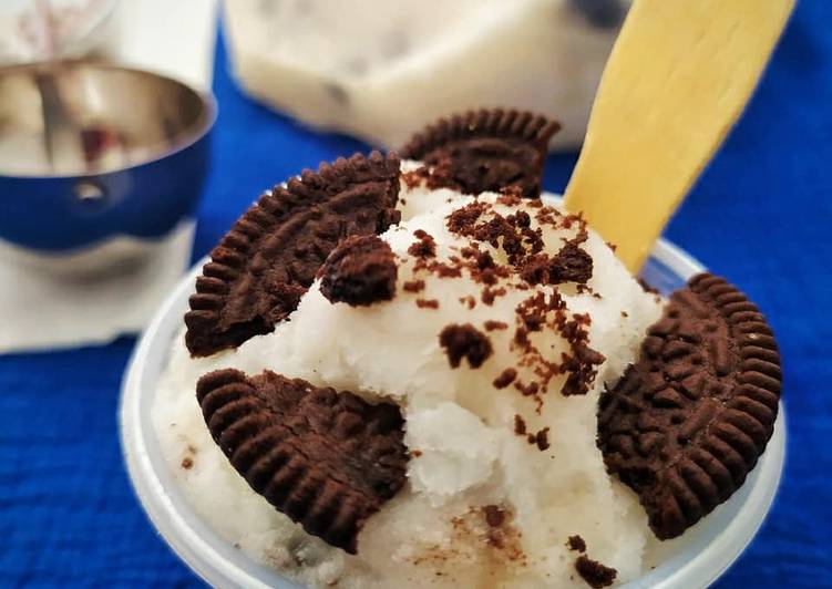 makanan Es Puter Oreo Jadi, Enak