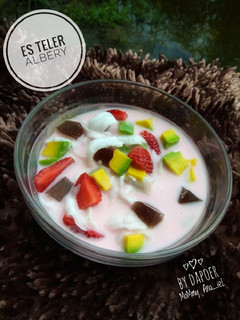 Foto resep Es Teler Albery (Alpukat Strawbery) #Ketopad_CP_MinumanKeto
