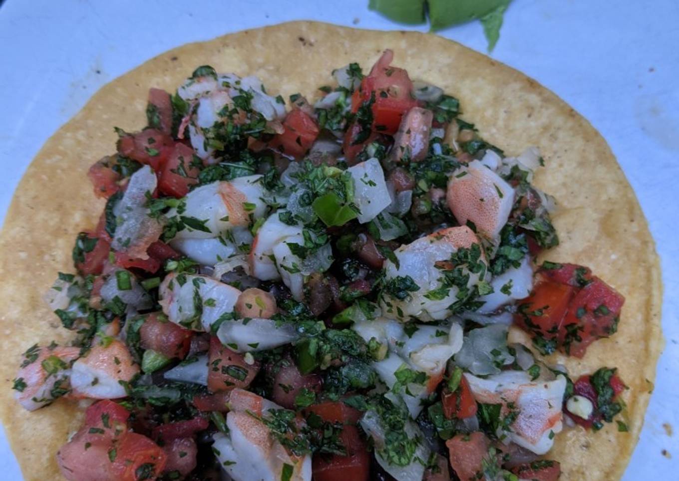 Ceviche de camarón