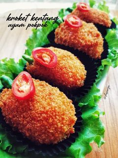 Foto resep Kroket Kentang Ayam Pokpok