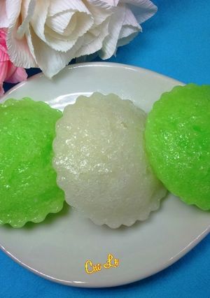 Hình của món Bánh Bò Nước Cốt Dừa Hấp.