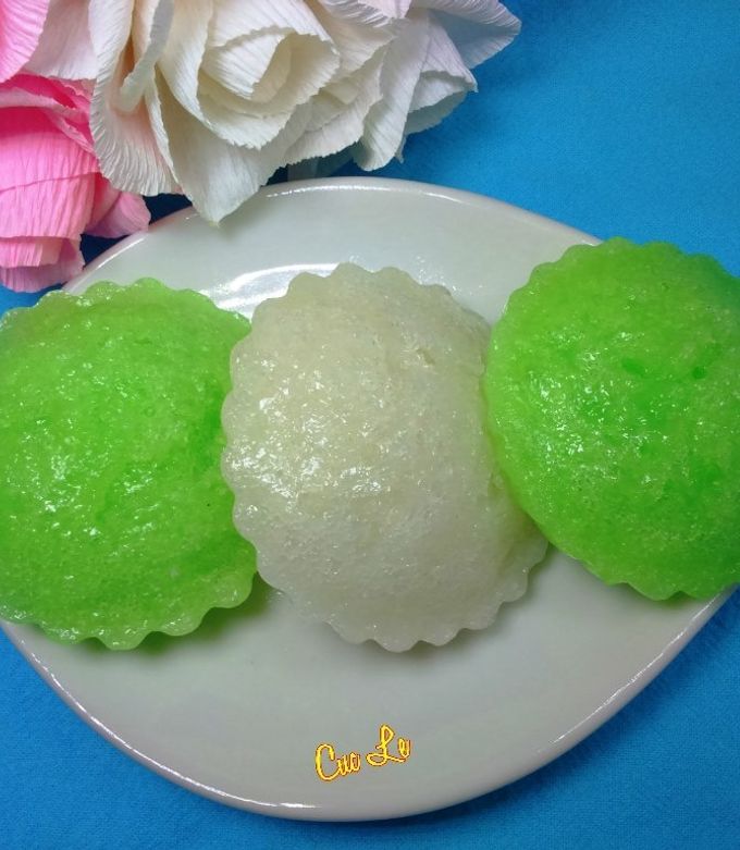 Hình của món Bánh Bò Nước Cốt Dừa Hấp.