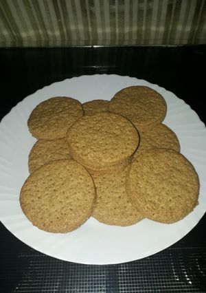 A picture of Ginger Digestive Biscuits - Homemade #dgbchallengebybelinda#.