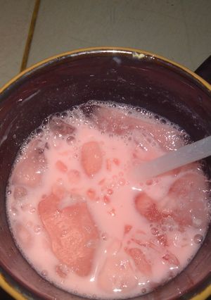 Foto resep Smoothies strawberry yoghurt