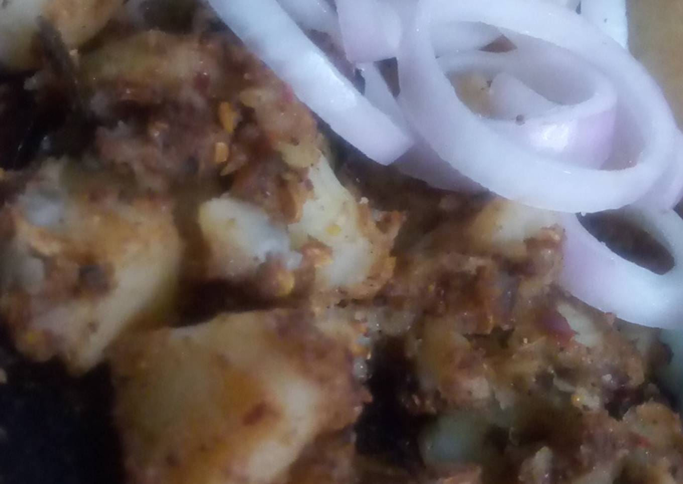 Kathiyawardi sukhi Aloo sabzi