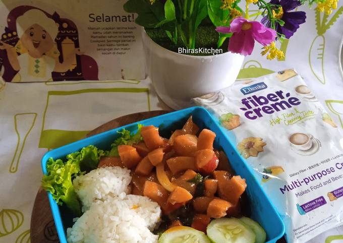 Cara Gampang Menyiapkan Sosis Saus Padang Ala Fibercreme yang Sempurna