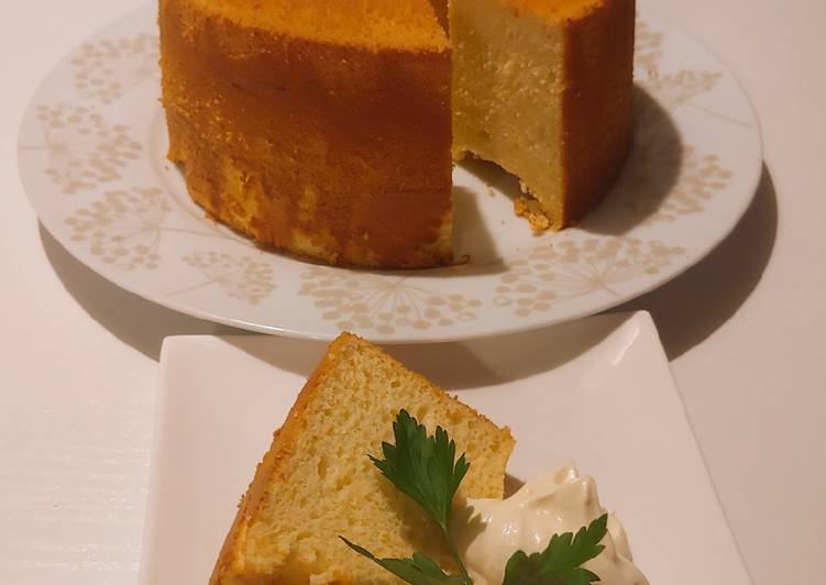 How to Make Speedy Orange chiffon cake #minicookpadcook