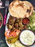 Chicken Shawarma Cane Bread