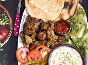 Gambar shawarma marinasi