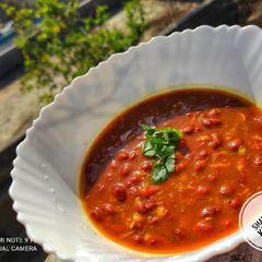 Rajma Curry or Red kidney beans A picture of Rajma Curry or Red kidney beans.