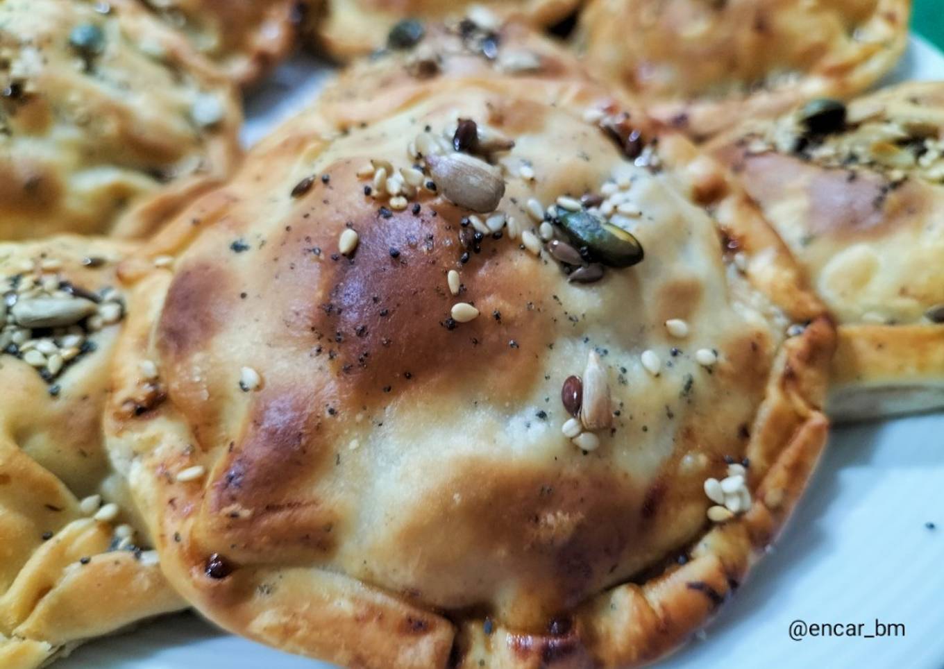 Empanadillas de pulled pork con salsa barbacoa en airfryer