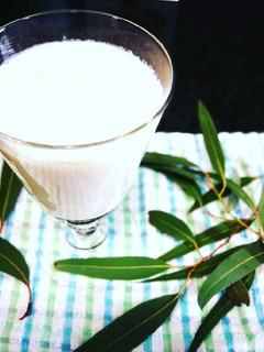 Una foto de Batido laxante de pera a la canela